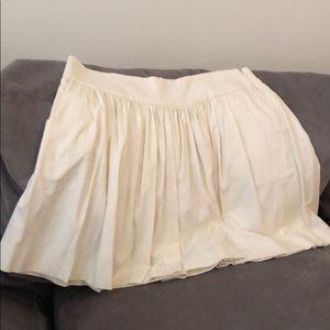 White skirt